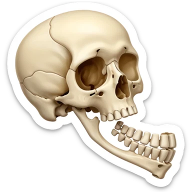 Un emojis para uso medico: una cadera sticker