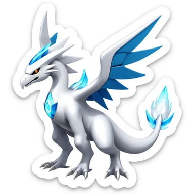 Cyber Latios-Lugia-Kyurem-Reshiram-Creature, (full body) sticker