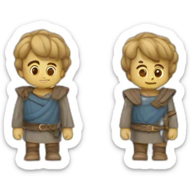 thomas en grece sticker