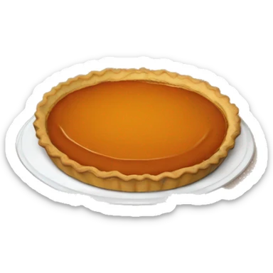 Pumpkin pie Thanksgiving  sticker