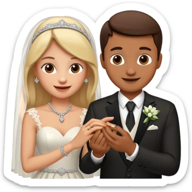 Wedding sticker