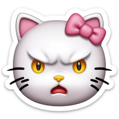 Hello-kitty hello-kitty mad sticker
