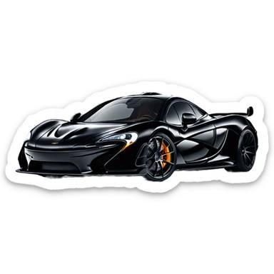 McLaren P1 blacked out  sticker
