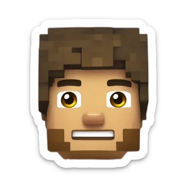 minecraft  newby sticker