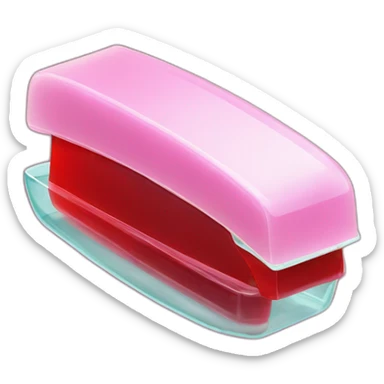 stapler in jello from the office sticker