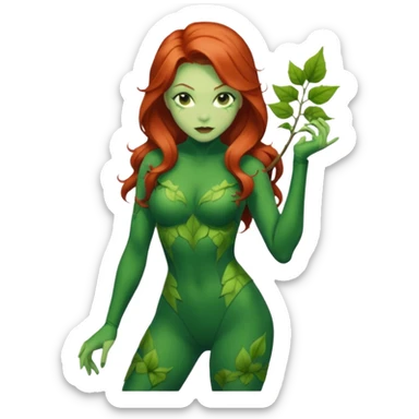 poison ivy standing sticker