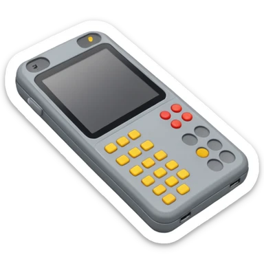 handheld console 1990s sticker