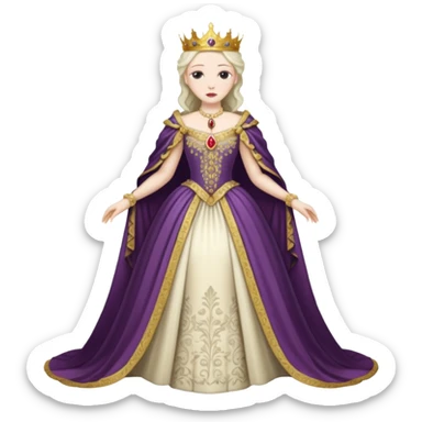 HEADLESS QUEEN WITHOUT HEAD sticker
