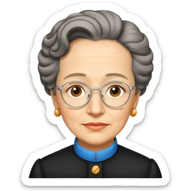 arendt in drawing sticker