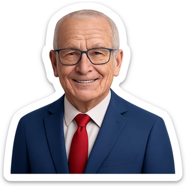 Make the character look older with more pronounced wrinkles and age features, keep the rest unchanged, transparent background. sticker