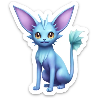 Espeon-Vaporeon full body sticker