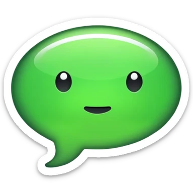 I HAVE A WEBSITE NAMED BAME ITS GREEN BLACK AND WHITE SO I MADE A CHAT BOT I WANT AN EMOJI TO DISPLAY ON IT  sticker