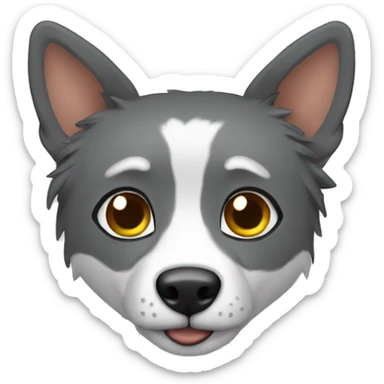 Lupa plateada sticker