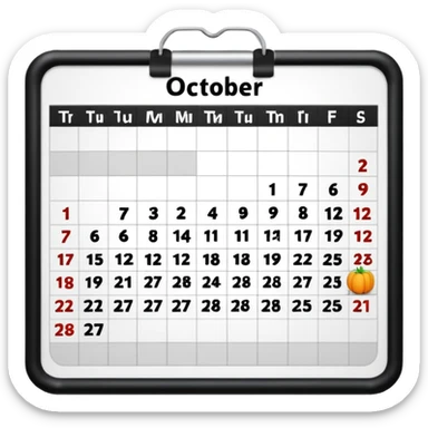 He said: October 2025, don’t you think? sticker