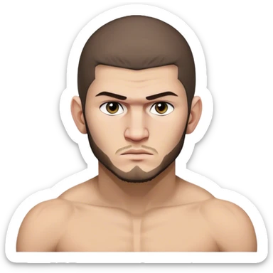 Ufc fighter khabib nurmagomedov sticker