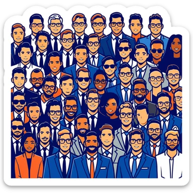 Tefi, Lewis Howes, Daniel G, Jay Shetty,Grant Cardone, Tai Lopez, Josh King Madrid, Alex Hormozi, Iman Gadzhi, Daniel G, Branden Condy, Patrick Bet-David, Dan Henry, Luke Belmar, Shelby Sapp, Leila Hormozi, Tefi Valenzuela novio, business partner, influencers, millionaire  sticker