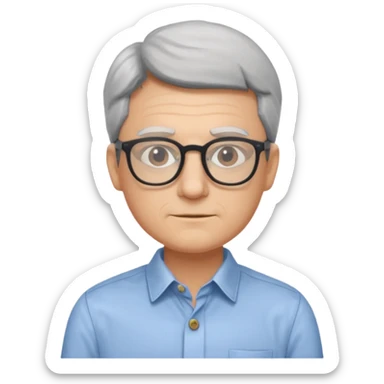 Professor in the la casa de papel TV show sticker