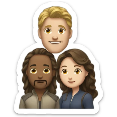 Heang and Lise sticker