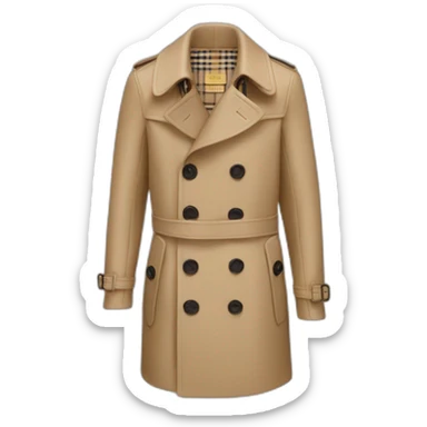 Burberry coat sticker
