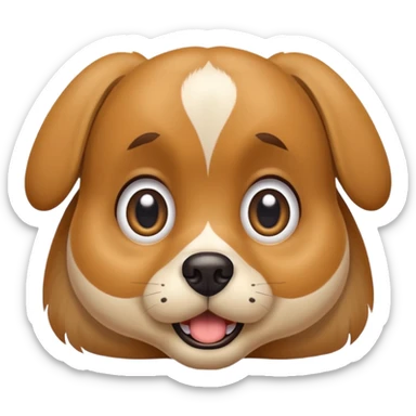 Un chien s'étonne  sticker