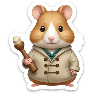 Apothecary hamster sticker