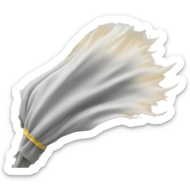 Wind storm blowing along the coast of a beach  sticker