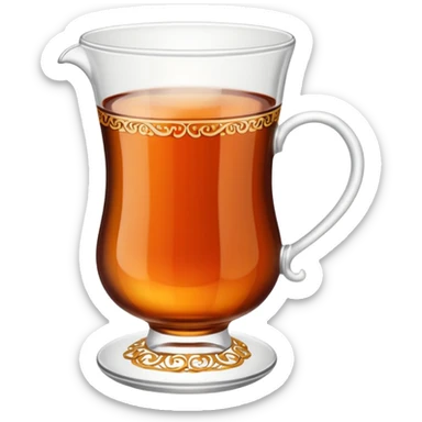 Turkish tea glass  sticker
