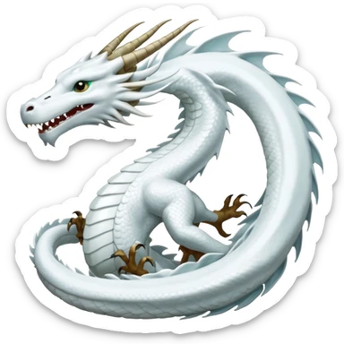 Haku the white dragon from “Spirited Away” sticker