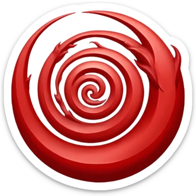 Blood of chaos in god of war  sticker