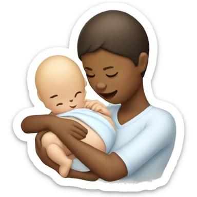 Giving birth to a child sticker
