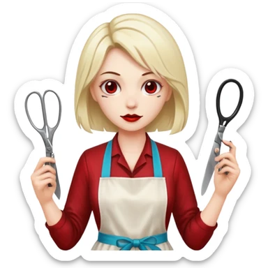 bloody hairdresser sticker