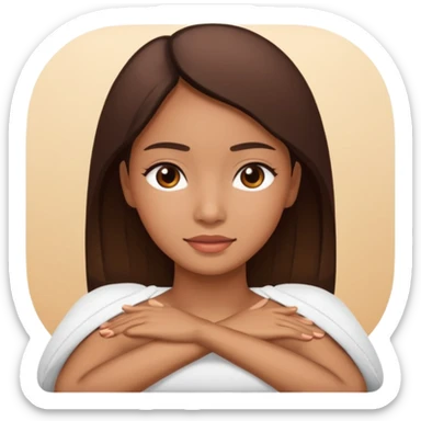 Philippines woman is getting a massage sticker