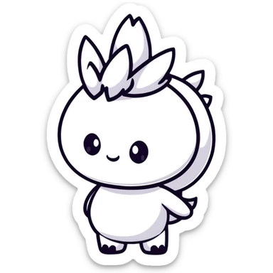 Sprunki character, fun cartoon mascot sticker