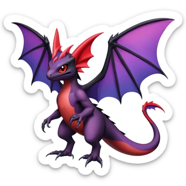 Salandit-Noibat-Noivern-Hybrid (Full body) sticker