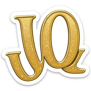 The word wonderful with glitter sticker