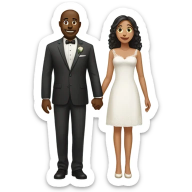 married couple sticker