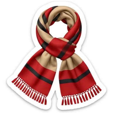 burberry scarf sticker