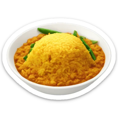 Curry rice sticker