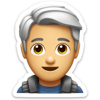 Generate an emoji to represent male gender under select gender menu on a Gen Z dating app  sticker