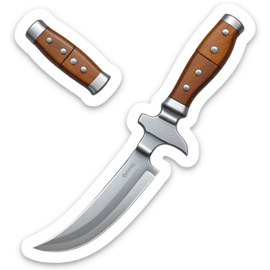 trailing point knife sticker