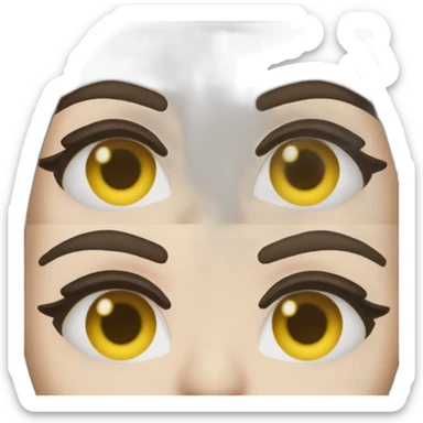 Alana Haim slanted eyes sticker