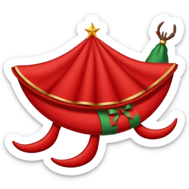 Crear un "Tió de Nadal - Cagatió" tipo Emoji Típico de Cataluña: Es un tronco con dos patas delanteras, una manta roja y marrón a cuadros que lleva una barretina catalana y tiene cara simpática. sticker