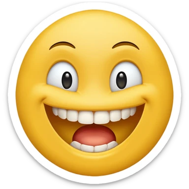 generate a smile emoticon for a dentist who treats teeth sticker