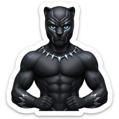 Black panther sticker