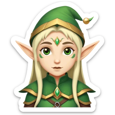 World of Warcraft elf night hunter  sticker