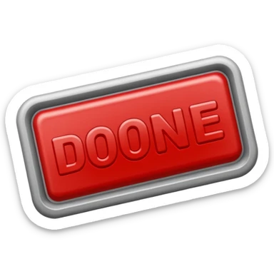 I want to make stamp describing “done” sticker