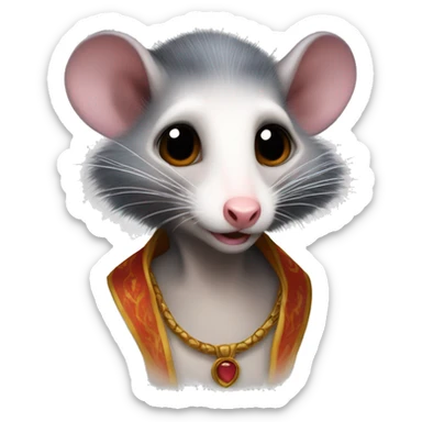 Virginia Opossum as a Genie sticker