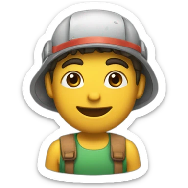 Moranguinho boiadeira sticker