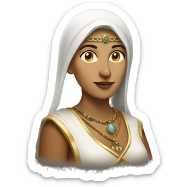 Bulgarian female mystic sticker