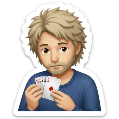 Degenerate gambler sticker